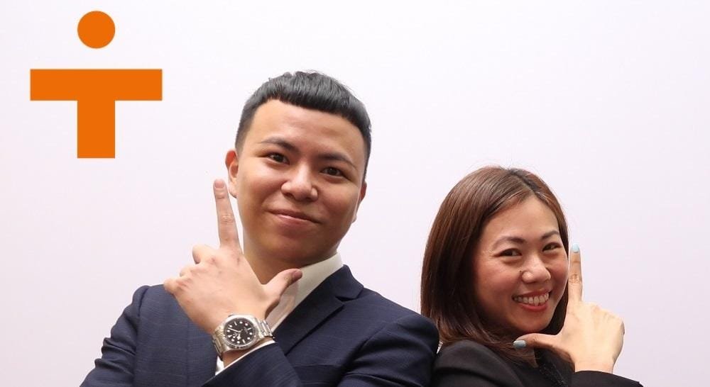 Elitez employees featured in branding photo