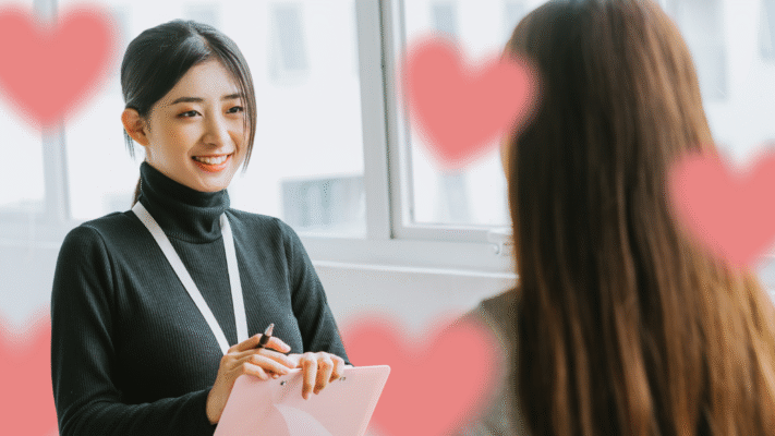 Career guidance coach helping job seeker find the perfect career match in Singapore